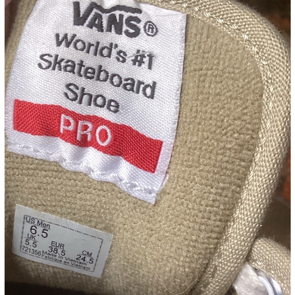 VANS SKATEBOARD PRO TAN COLOR - Picture 9 of 12